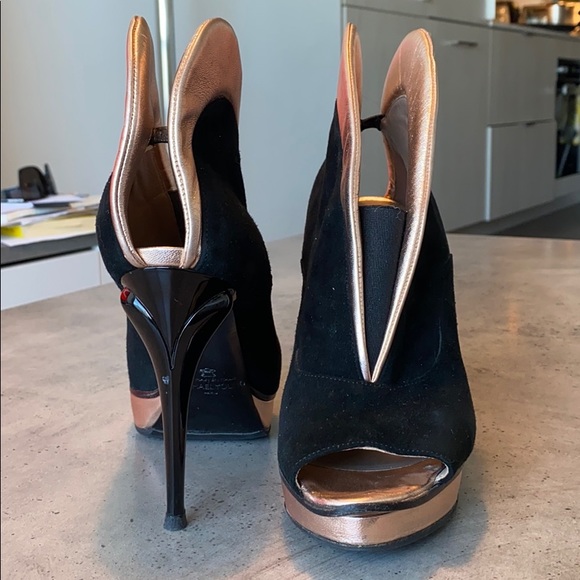 Raphael Young Paris Open Toe Booties - Picture 3 of 5